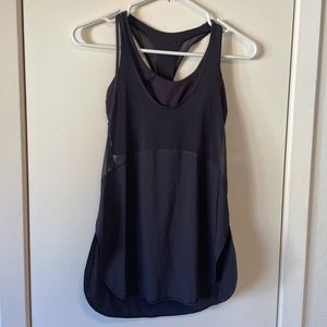 Purple Lululemon Tank with Built in Sports Bra